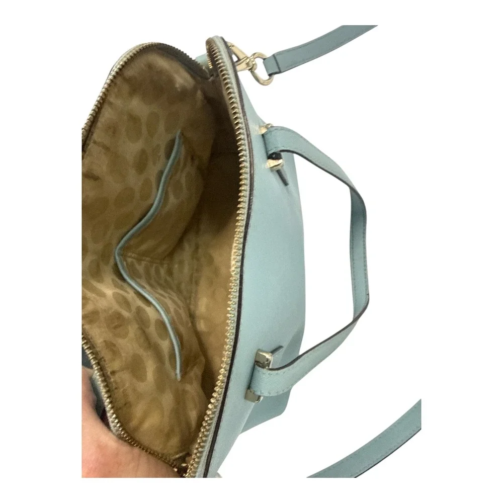 Kate Spade Cedar Street Maise Satchel Crossbody Bag Sky Blue Quiet Luxury
